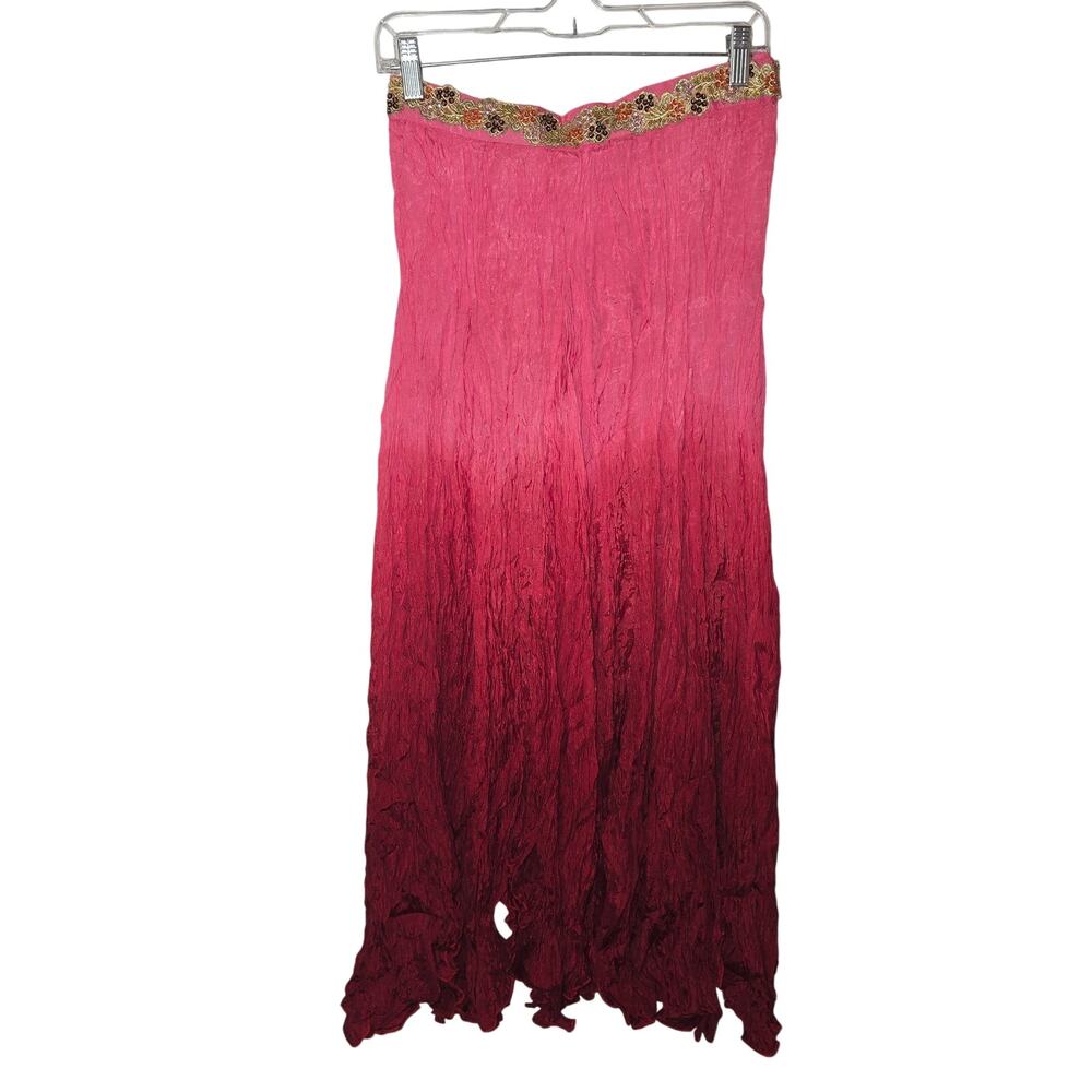 Chaudry Sports KC Viscose Bohemian‎ Fairycore Hippie Maxi Skirt